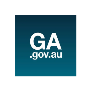 Geoscience Australia brand logo for ga.gov.au