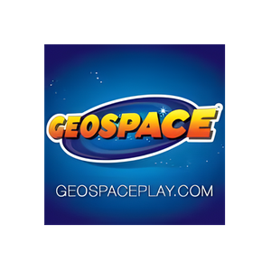 Geospace brand logo for geospaceplay.com