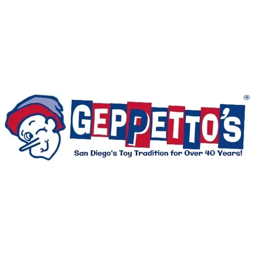 Geppetto's Toys brand logo for geppettostoys.com