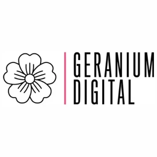 Geranium brand logo for geranium.digital