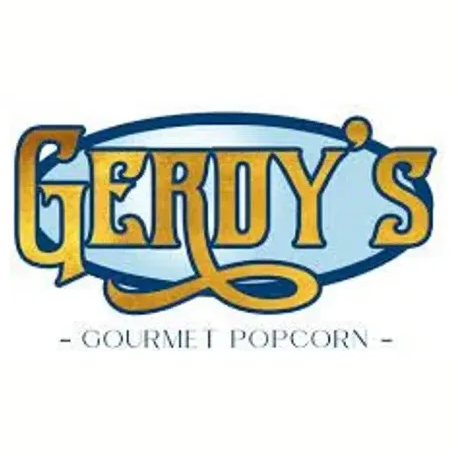 Gerdy's Popcorn brand logo for gerdyspopcorn.com