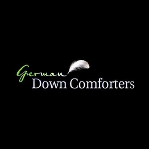 German Down Comforters brand logo for germandowncomforters.com