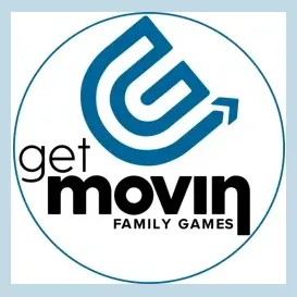 Get Movin' brand logo for getmovinfamilygames.com