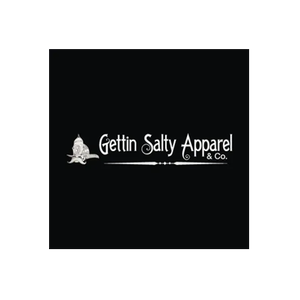 Gettin' Salty brand logo for gettinsaltyapparel.com