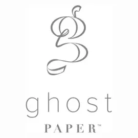 Ghost Paper brand logo for ghostpaper.com