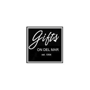 giftsondelmar brand logo for giftsondelmar.com