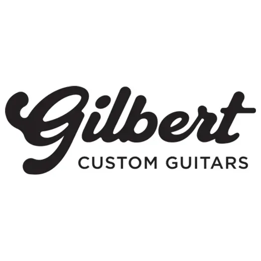 gilbertcustomguitars brand logo for gilbertcustomguitars.com