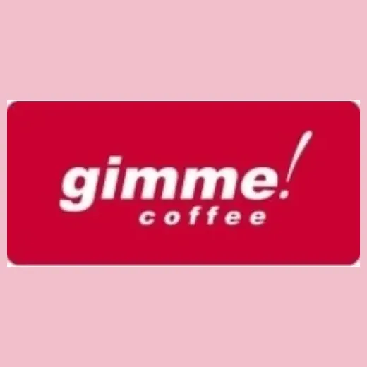 Gimme! Coffee brand logo for gimmecoffee.com