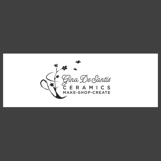 Gina DeSantis Ceramics brand logo for ginadesantisceramics.com