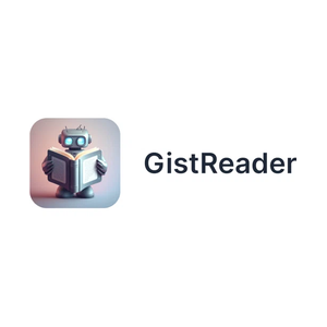 GistReader brand logo for gistreader.com