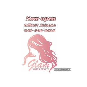 Glam Wigs AZ brand logo for glamwigsaz.com