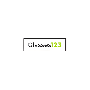 Glasses123 brand logo for glasses123.co.uk