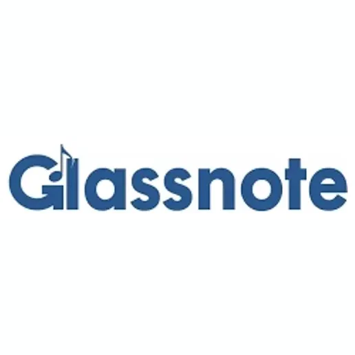 Glassnote Records brand logo for glassnotemusic.com