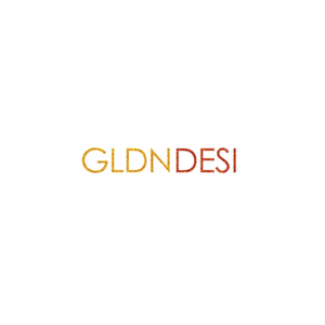 GLDN Desi brand logo for gldndesi.com