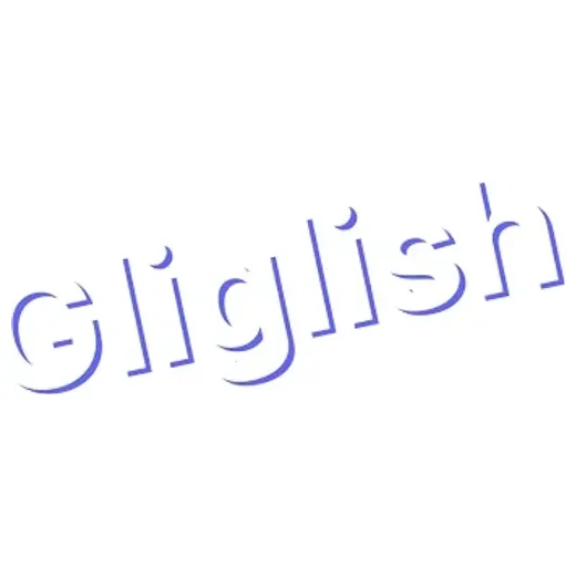 Gliglish brand logo for gliglish.com
