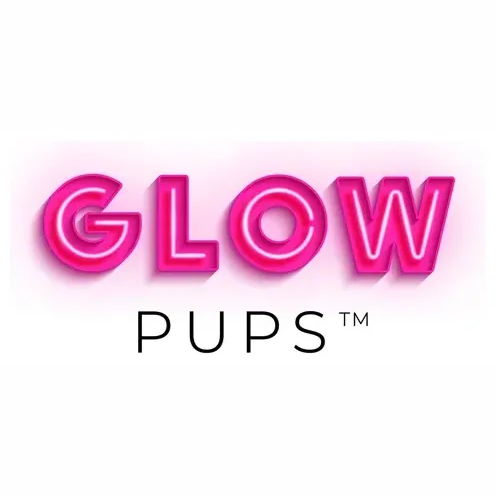 Glow Pups brand logo for glowpups.com