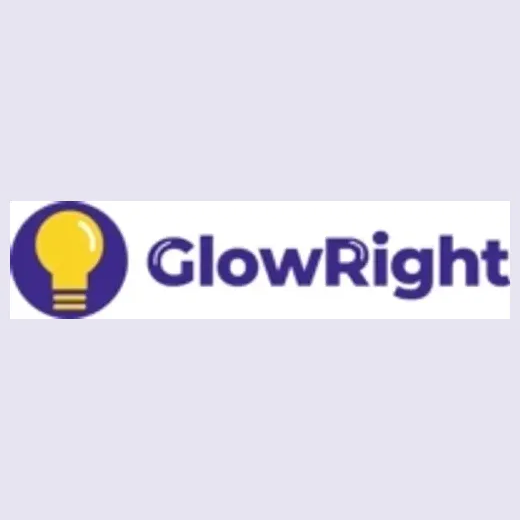 Glow Right brand logo for glowright.co