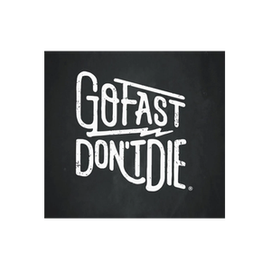 Go Fast Don't Die brand logo for gofastdontdie.com
