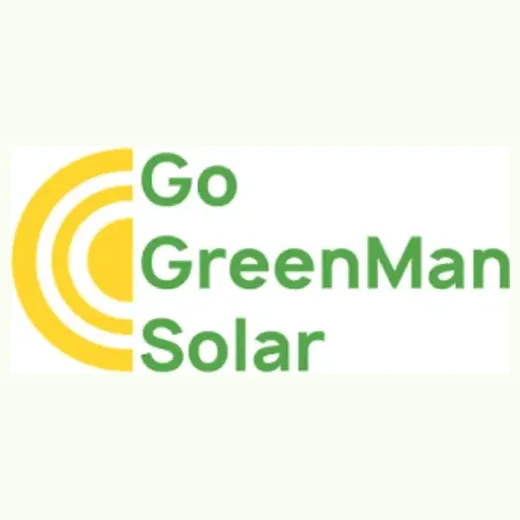 Go Green Man Solar brand logo for gogreenmansolar.com