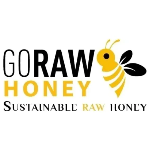 Go Raw Honey brand logo for gorawhoney.com