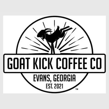 goatkickcoffee brand logo for goatkickcoffee.com