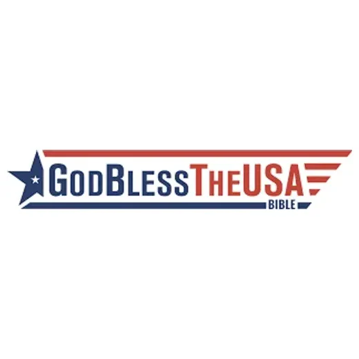 God Bless the USA Bible brand logo for godblesstheusabible.com