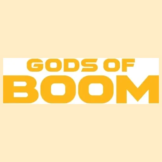 Gods of Boom brand logo for godsofboom.com