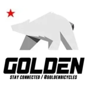 Golden Bicycles brand logo for goldenbicycles.com