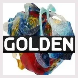 Golden Paints brand logo for goldenpaints.com
