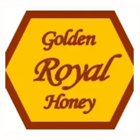 Golden Royal Honey brand logo for goldenroyalhoneyusa.com