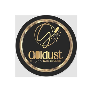 Goldust Nail Lounge brand logo for goldustnailounge.com