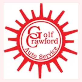 Golf Crawford brand logo for golfcrawfordauto.com