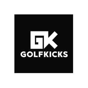 Golf Kicks brand logo for golfkicks.com