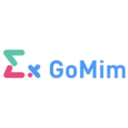 gomim brand logo for gomim.com