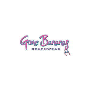 Gone Bananas Beachwear brand logo for gonebananasbeachwear.com