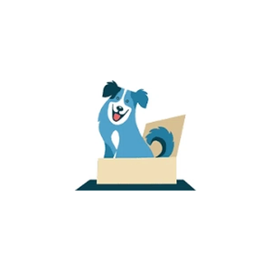 Good Dog in a Box brand logo for gooddoginabox.com