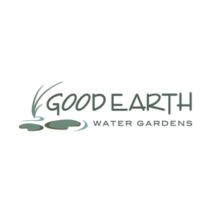 Good Earth Water Gardens brand logo for goodearthwatergardens.com