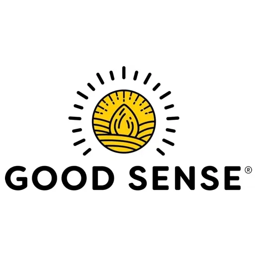 Good Sense Snakcs brand logo for goodsensesnacks.com