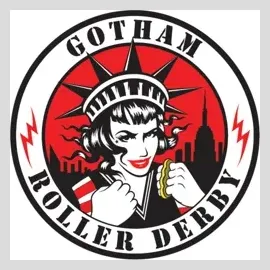 Gotham Roller Derby brand logo for gothamrollerderby.com