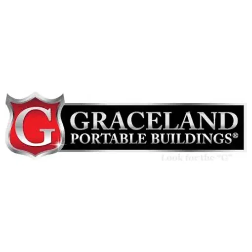 Graceland Portable Buildings brand logo for gracelandportablebuildings.com
