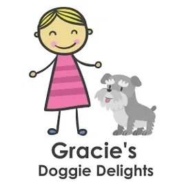 Gracie's Doggie Delights brand logo for graciesdoggiedelights.com