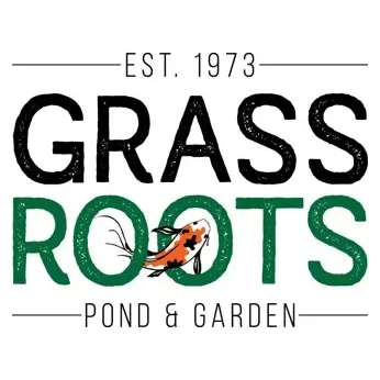 Grassroots Pond & Garden brand logo for grassrootspondandgarden.com