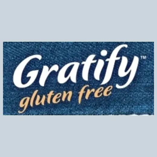 Gratify brand logo for gratifyfoods.com