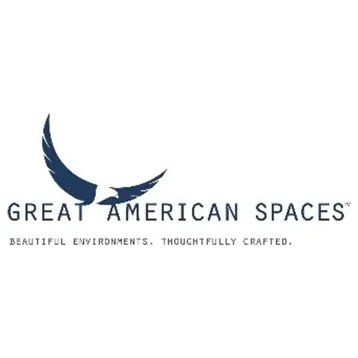 Great American Spaces brand logo for greatamericanspaces.com