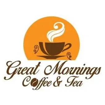 Great Mornings Coffee & Tea brand logo for greatmorningscoffeeandtea.com