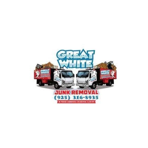 Great White Junk Removal brand logo for greatwhitejunkremoval.com