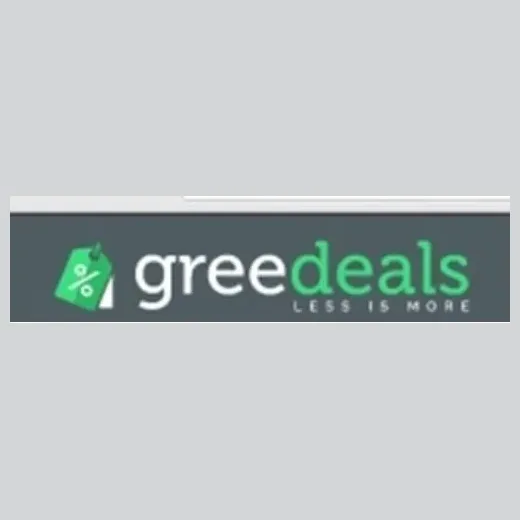Gree Deals brand logo for greedeals.com