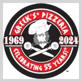 Greek's Pizzeria brand logo for greekspizzeria.com