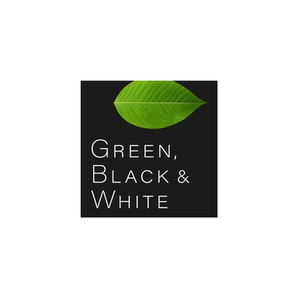 Green Black & White brand logo for greenblackandwhite.com