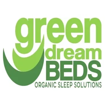 Green Dream Beds brand logo for greendreambeds.com